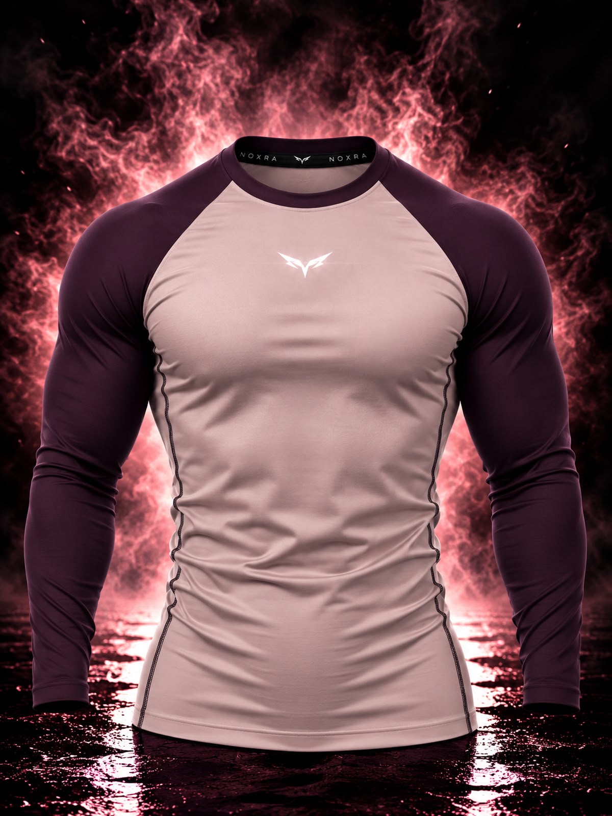 NOXRA Compression mor/pudra pembe