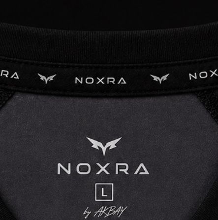 NOXRA Premium Compression Gym & Fitness Tişört FÜME
