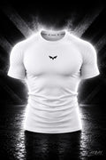NOXRA Premium Compression Gym & Fitness Tişört TREND BEYAZ