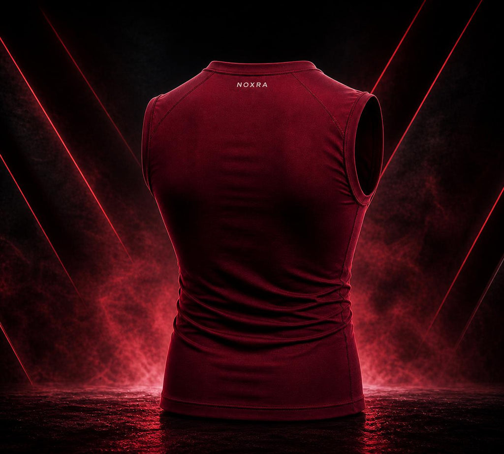 Compression Slim Fit Spor Tişört BORDO