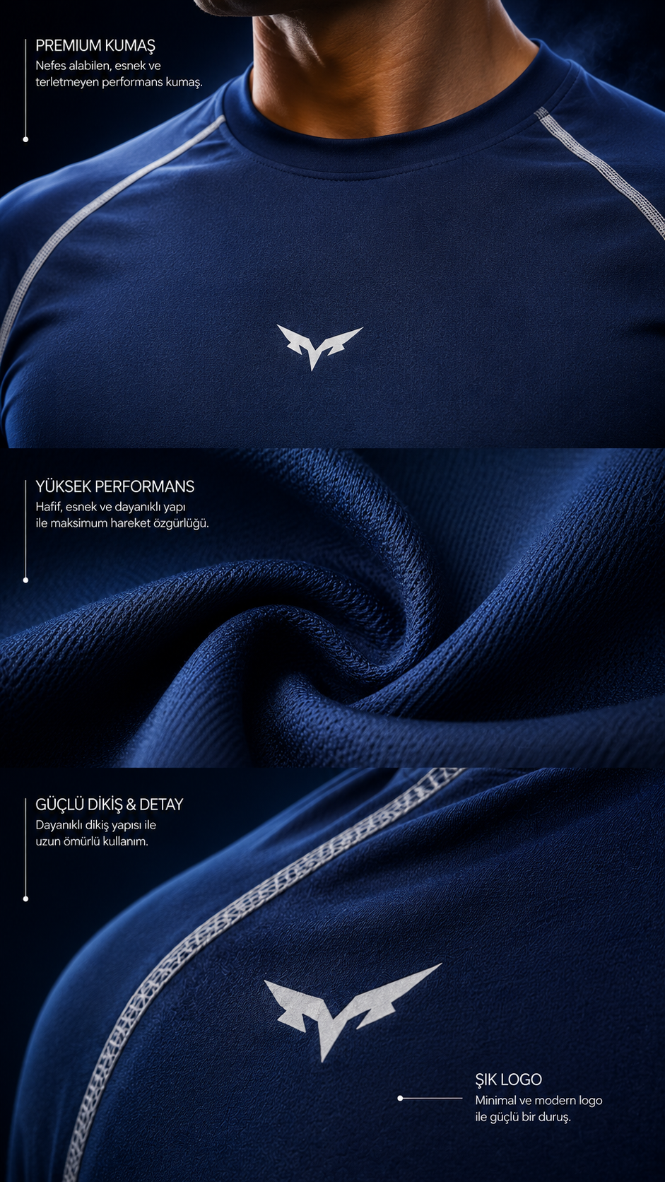 NOXRA Compression lacivert