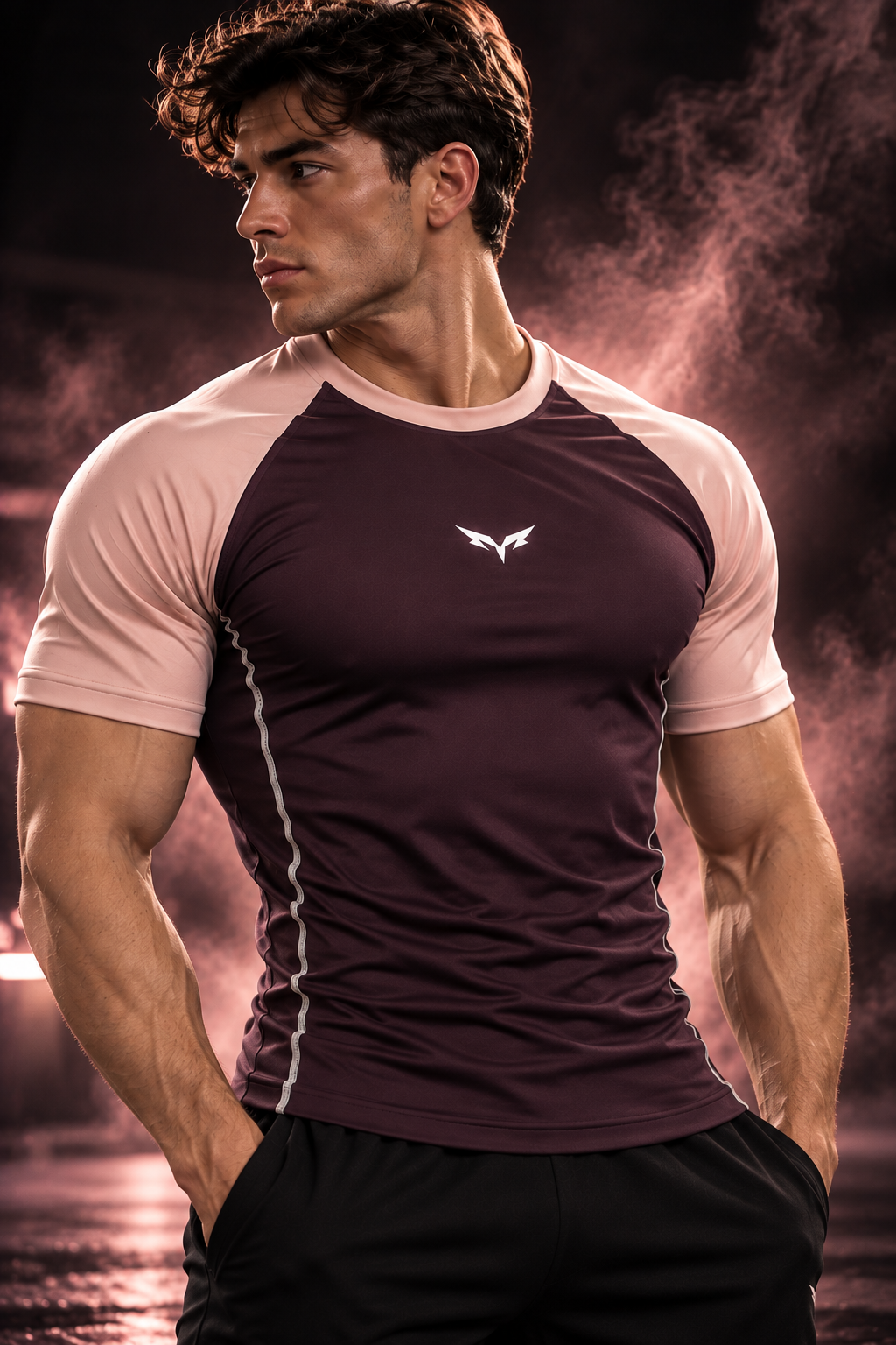 NOXRA Premium Seri Compression pudra pembe / mor