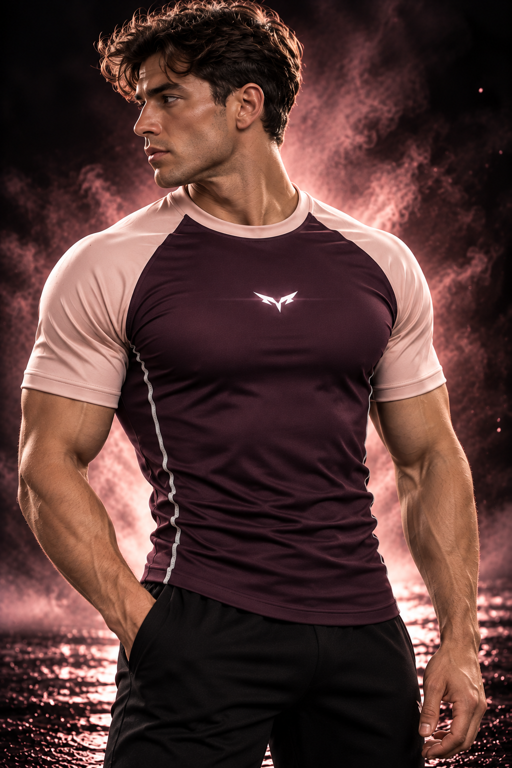 NOXRA Premium Seri Compression pudra pembe / mor